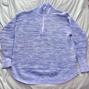 Aerie oversized pullover sweatshirt blue medium